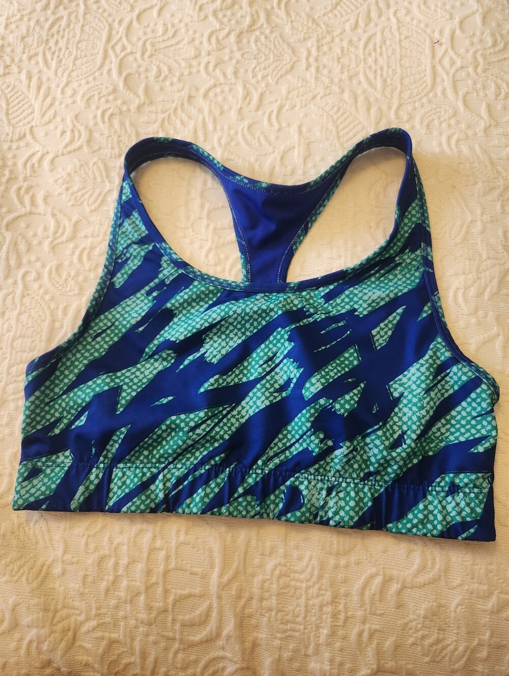 Champion Women’s Blue & Teal Racerback Swim Top